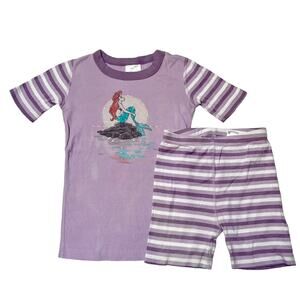 Hanna Andersson Little Mermaid PJ Set Size 8